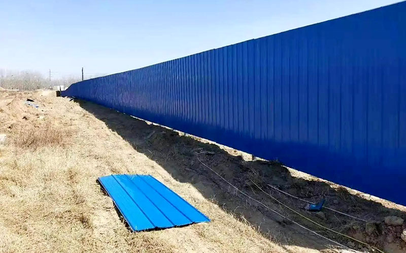 彩鋼瓦圍擋方鋼 彩鋼瓦圍擋方鋼