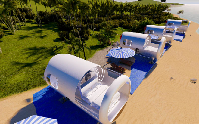 哪里有太空艙民宿？移動式太空艙推薦